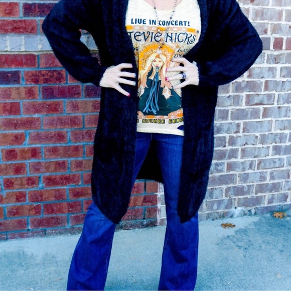 NWOT- Jaded Gypsy Distressed Stevie Nicks Rare Tee. Size S/M (oversized fit) - Picture 2 of 6